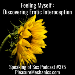Feeling Myself : Discovering Erotic Interoception